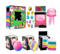 Œufs de Pâques changeant de couleur avec motif tourbillon, œufs sensoriels pressables pour enfants et adultes pour gérer le stress, idéaux comme cadeau de Pâques pour les paniers de Pâques et