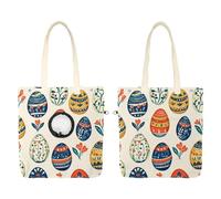 Œufs de Pâques en toile de style folk pour animal domestique, sac de transport à bandoulière portable, sac de transport pour chat, pour le shopping en plein air, le camping