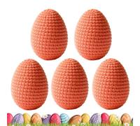 Œufs De Pâques En Tricot 5 Pièces De Guirlande De Printemps En Tricot Pour