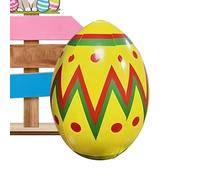 Œufs de Pâques gonflables décoratifs Ballons en PVC de 40 cm pour | Grand ornement de jardin gonflable Pour fêtes, chasse aux œufs, jardin, pelouse, porche, extérieur,