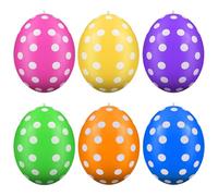 Œufs de Pâques Gonflables Géants en PVC, décorations de pâques, Oeufs de paques Decoration, Grandes Décorations Extérieures pour Jardin et Cour à Suspendre pour Fêtes de Pâques (D)