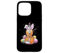 Œufs de Violon et Instruments de Musicien avec Oreilles de Lapin Coque pour iPhone 15 Pro Max