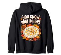 Œufs dévilés Vous Savez Pourquoi Je suis Ici Thanksgiving Thankful Sweat à Capuche