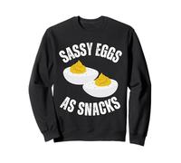 Œufs diaboliques Sassy Eggs Dîner Humour Food Lover Thanksgiving Sweatshirt