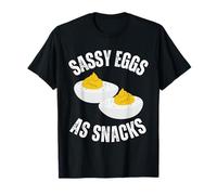 Œufs diaboliques Sassy Eggs Dîner Humour Food Lover Thanksgiving T-Shirt