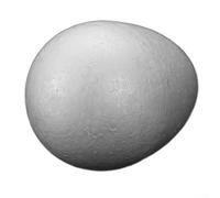 Œufs en mousse de polystyrène pour cours d'art scolaires, travaux manuels, préparation des vacances et décoration d'événements thématiques (18 cm)