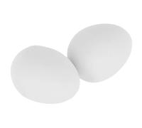 Œufs factices en argile Kerbl Blanc TU