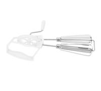 Œufs Manuel à Manivelle en Acier Inoxydable Cuisine | Plastique Blanc, Usage la Cuisine et Cuisson, Conception Semi-automatique, Outil Multifonction Facile à Utiliser