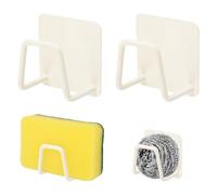 UFUFMATE Lot de 2 Porte-éponges magnétiques à séchage Rapide en Acier Inoxydable pour évier de Cuisine (Beige)
