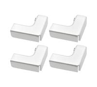 UFURMATE Connecteur en verre, lot de 4 colliers en alliage d'aluminium pour verre, connecteurs en verre à 2 voies, clip sans rebord pour la fixation ou le bricolage d'aquarium, pare-vent en verre