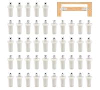 UFURMATE Épingles de réparation à ressort, 45 pièces Épingles de réparation pour stores métalliques Épingles de remplacement pour amortisseur de porte d’armoire, Dia 7,5 mm (Blanc)