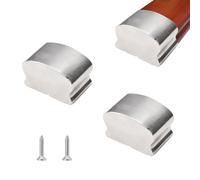 UFURMATE Lot de 2 embouts de main courante en acier inoxydable en forme de fer à cheval pour escalier