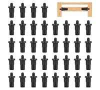 UFURMATE Lot de 36 broches de réparation à ressort pour stores et portes d'armoire, goupilles de rechange pour amortisseur et supports d'étagère