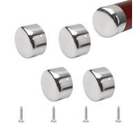 UFURMATE Lot de 4 Embouts de Main Courante Ronds en Acier Inoxydable pour Main Courante de 60 mm de diamètre