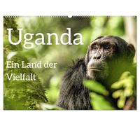 Uganda - ein Land der Vielfalt (Wandkalender 2026 DIN A2 quer), CALVENDO Monatskalender: Uganda bietet eine Vielfalt an Menschen, Landschaften, Fauna und Flora