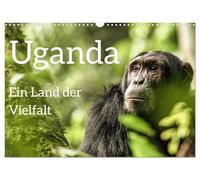 Uganda - ein Land der Vielfalt (Wandkalender 2026 DIN A3 quer), CALVENDO Monatskalender: Uganda bietet eine Vielfalt an Menschen, Landschaften, Fauna und Flora