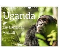 Uganda - ein Land der Vielfalt (Wandkalender 2026 DIN A4 quer), CALVENDO Monatskalender: Uganda bietet eine Vielfalt an Menschen, Landschaften, Fauna und Flora