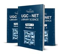 UGC-NET Paper 2 Library Science Study Material For National Eligibility Test Examination, Set of 3 Books in English, ToppersNotes Latest Edition
