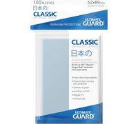 UGD010069 - Classic - 100x Pochettes pour cartes souples, taille japonaise, Transparent