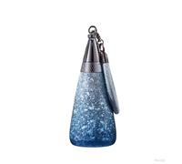 UGDOUS Gobelet à eau en paille Crystal Diamond for filles, double couche, portable, isotherme, avec dragonne, cadeau de Noël ou d'anniversaire for filles, 350 ml(Gradient Blue)