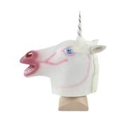 UGDOUS Masque en latex animal licorne mignon Halloween boule cheval modèle capuche