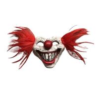 UGDOUS Masque Joker en métal torsadé, masque de clown sanglant en latex for Halloween