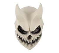 UGDOUS Masque Slaughter To Prevail avec bouche mobile, costume de cosplay, fête musicale, deathcore, enfant(Black Black A)