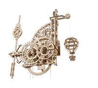 Kit de modèle mécanique d’Horloge à Pendule - UGEARS Aéro-Horloge Puzzle 3D en Bois