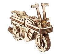 Puzzle 3D en Bois pour Adultes UGears Moto Compact Scooter Pliable - Kit de Construction - 192 pièces - 1 Jeu - 14 Ans et Plus