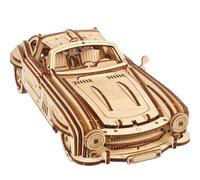 Ugears Winged Sports Coupe Wooden Mechanical Model Doré Enfants