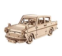 Ugears Flying Ford Anglia Wooden Mechanical Model Doré