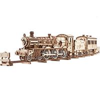 Ugears Hogwarts Express Wooden Mechanical Model Construction Game Doré Enfants
