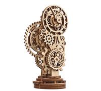 Ugears Horloge Steampunk 2.0, puzzle 3D, hauteur 13,5 cm, marron