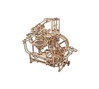 UGEARS - Circuit à billes en bois Palan 3 étages Maquette mécanique doré Enfants 70157