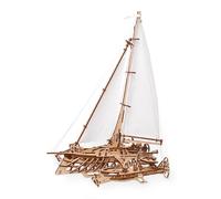 Ugears Jeu De Construction Maquette Mécanique En Bois Trimaran Merihobus