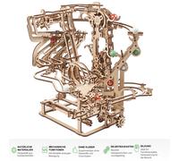 UGEARS Kettenbahn Piste de Billes Modélisme 3D Puzzle en Bois Kit Montage 70156