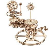 Maquette Système Solaire - UGEARS - Tellurion Mécanique - Kit en Bois - 249 Pièces - Instructions Multilingues