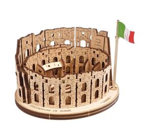UGEARS Rome Colosseum Puzzles 3D pour Adultes - Kits de Construction de Modèles - Puzzle en Bois Passe-Temps pour Hommes - Rompecabezas 3D pour Adultos - Kit de Modèle en Bois à Construire
