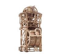 UGEARS Sky Watcher Tourbillon Horloge de Table - Puzzles 3D en Bois Fonctionnels pour Adultes Kit d'Horloge Mécanique - Kits de Modèles en Bois DIY - 3D Puzzle pour la Fête des Pères - 338 Pièces