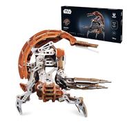 UGEARS Star Wars Droideka Puzzle 3D Bois - Maquette Star Wars A Construire, Maquette en Bois a Construire, Construction Adulte, DIY, Disney, Jeu De Construction Adulte Cadeau Papa Сassé Tête 3D Puzzle