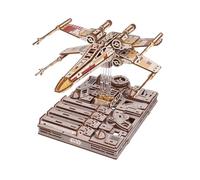 UGEARS Star Wars™ X-Wing Starfighter™ Puzzle 3D Bois - Maquette Bois Adulte à Construire - Puzzle 3D Adulte - Kit Créatif DIY Star Wars Cadeaux Maquette à Exposer