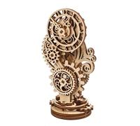 Ugears Steampunk Clock - Puzzle 3D, Horloge Mécanique Maquette en Bois à Construire, Puzzle Adulte et Casse-Tête, DIY Jeu de Construction Adulte, Kit Creatif, Cadeaux, Maquette Bateau Bois