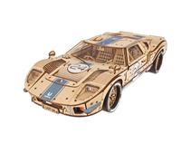 UGEARS - Puzzle 3D en bois - UGT-24 Voiture d'endurance - 970 pièces - Moteur à ressort