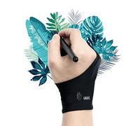 UGEE Gant d’Artiste pour Tablette Graphique Droitier/Gaucher, Anti-fouling, Noir, Taille M