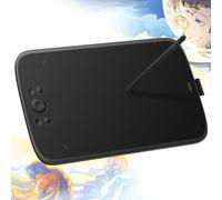 UGEE Tablette à dessin M808 25,4 x 15,9 cm, tablette graphique avec 8 touches de raccourci, stylet sans batterie 8192 niveaux de sensibilité à la pression, compatible avec Windows/Mac/Android tablette