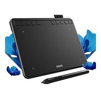 UGEE Tablette Graphique S640 Tablette de Dessin numérique Ultra-Mince Portable avec Fonction d'inclinaison du Stylet sans Batterie de 8192 Niveaux 10 Touches Express pour débutant