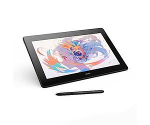 UGEE U1600 Tablette Graphique avec Écran de 15.4 Pouces IPS FHD Entièrement Laminé, Moniteur Dessin 90% NTSC avec Stylet sans Pile 8192 Niveaux, Compatible Windows Mac Linux Android