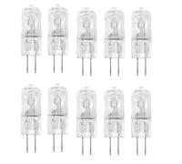 UGEFKMQ 10Pc Capsule Ampoules Halogènes G4 220V 10W Dimmable Blanc Chaud Lampe Halogène G4 Pour Lustre, Lampe De Bureau, Paysage Éclairage 20W