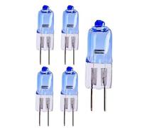 UGEFKMQ 5Pc Ampoule Halogène G4 12V 10W 20W 35W Blanc Chaud 4000K Tungstène Halogène Lampe G4 20W Dimmable Bleu 20W