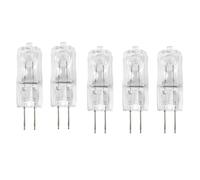 UGEFKMQ 5Pc Ampoules Halogènes G4 220V 10W Dimmable Blanc Chaud Lampe Halogène À Double Aiguille G4 220V 20W Pour Hotte Aspirante,Lustre En Cristal,Paysage Éclairage 35W